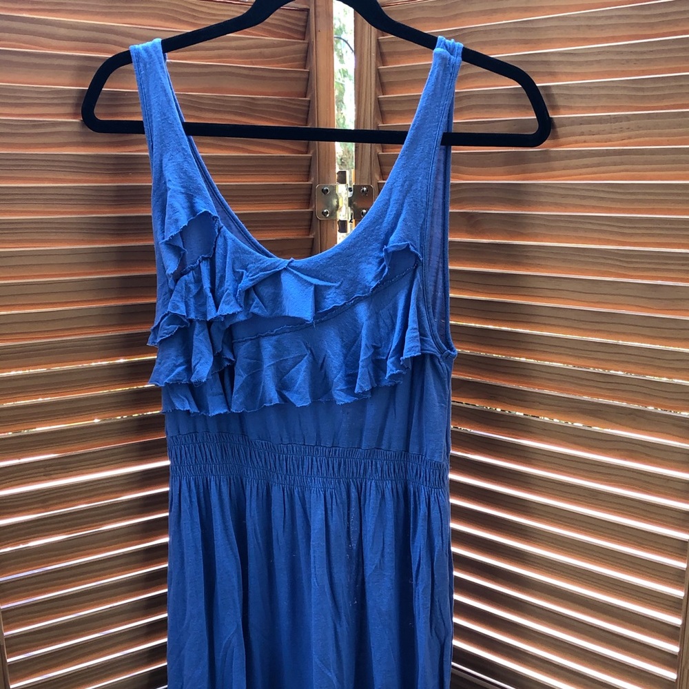 DRESS COLOR THREAD SIZE S BLUE